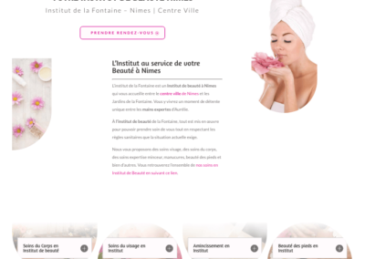 image montrant le site internet d'un client de l'Agence Digitale commerce de proximite